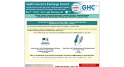 Desktop Screenshot of healthinsuranceexchangesummit.com